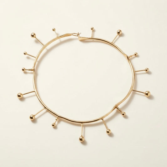 Orbital Beaded Collar Necklace — Photo 1