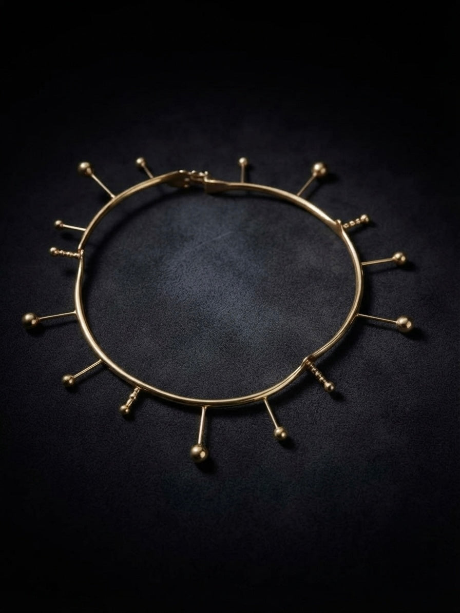 Orbital Beaded Collar Necklace — Photo 5