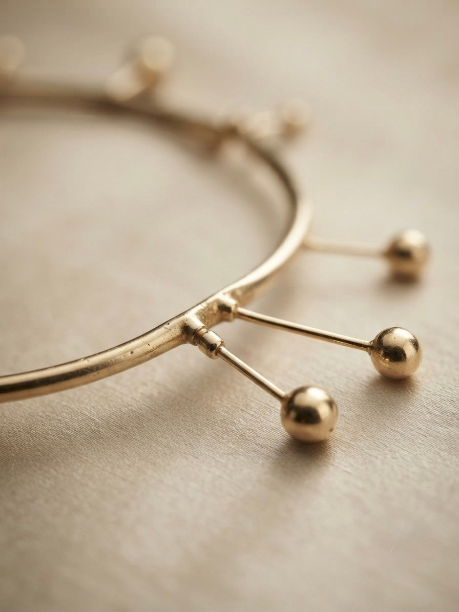 Orbital Beaded Collar Necklace — Photo 6
