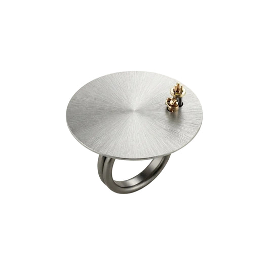 Radiant Disc Statement Ring — Photo 5