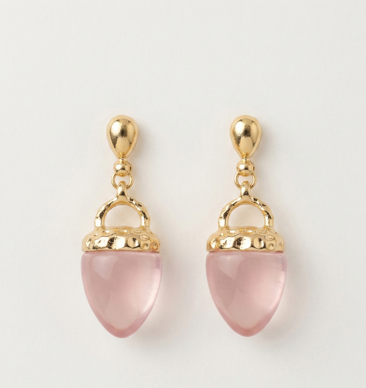 Acorn Drop Earrings — Pink — Photo 6